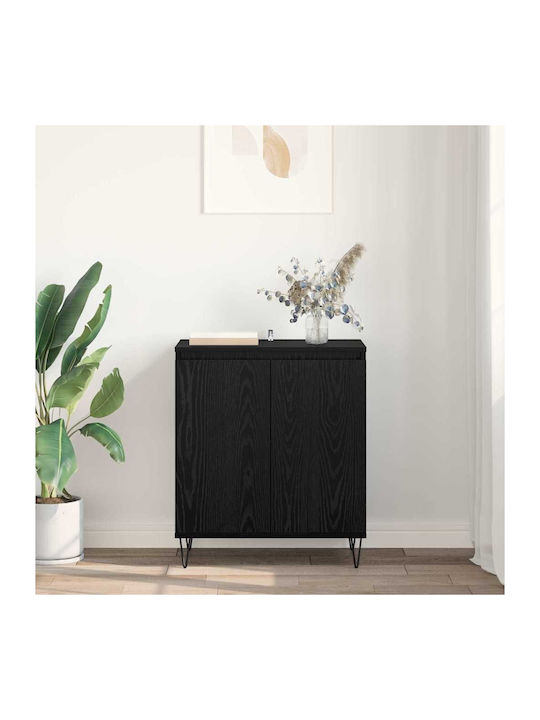 Sideboard Wooden Black Beech 60x35x70cm