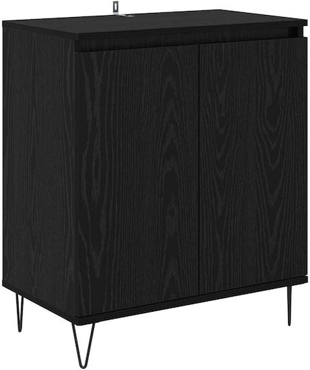 Sideboard Wooden Black Beech 60x35x70cm