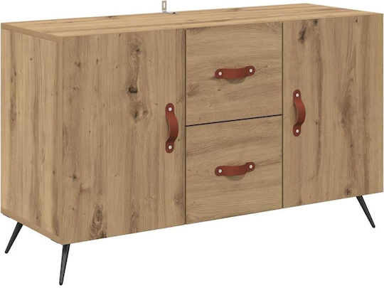 Μπουφές από Ξύλο & Μέταλλο Oak 100x36x60cm