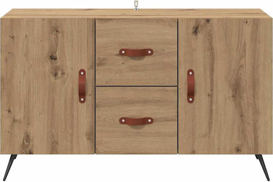 Μπουφές από Ξύλο & Μέταλλο Oak 100x36x60cm