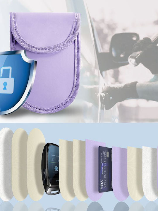 Klatka Faradaya Tech-protect Klr100 Husă Blocare Semnal Rfid Pentru Chei Keyless Lavandă Klatka Faradaya Tech-protect Klr100 Husă Blocare Semnal Rfid Pentru Chei Keyless Lavandă