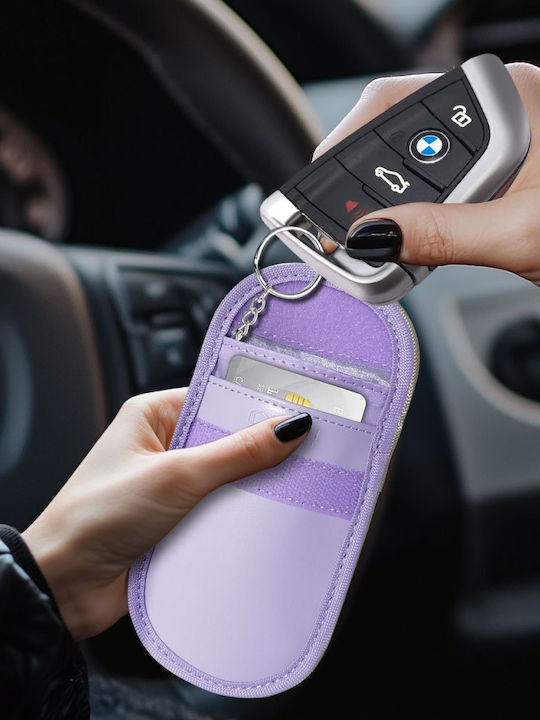 Klatka Faradaya Tech-protect Klr100 Pouch Keyless RFID Signal Blocker Case Lavender