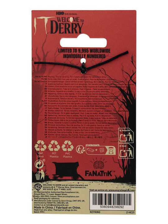It Keychain Welcome to Derry Losers Limited Edition