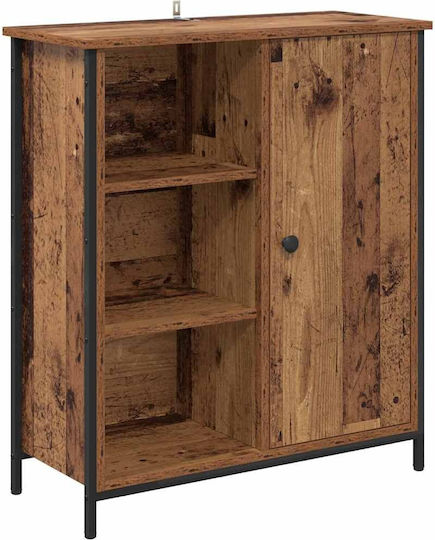 Μπουφές από Ξύλο & Μέταλλο Παλιό Ξύλο 70x30x80cm