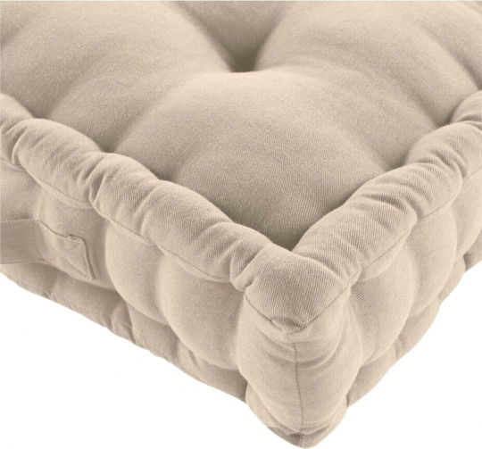 Atmosphera Sofa-Kissen Twily Douceur D'intérieur Aus 100% Baumwolle Beiges 50x50cm