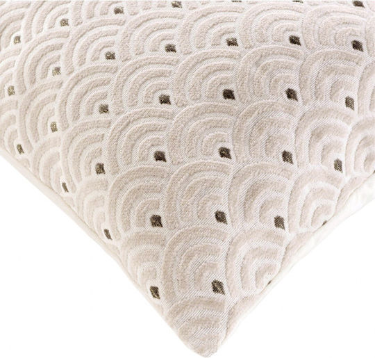 Atmosphera Възглавница за Диван от Кадифе Екрю 45x45см