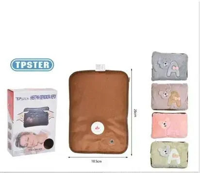 Tpster General Use Heating Pad Purple 26x18.5cm