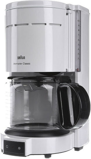 Braun KF 47/1 0X13211004 Mașină de cafea cu filtru 1000W Alb