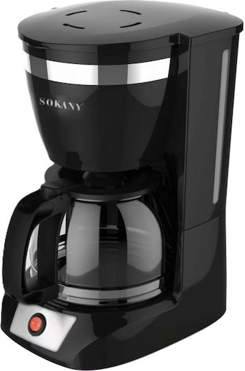 Sokany CM-108S Καφετιέρα Φίλτρου 950W Black