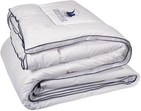 Greenwich Polo Club Πάπλωμα Υπέρδιπλο με Γέμιση Microfiber 240x260εκ. 2346 Λευκό 350 GSM 11 togs