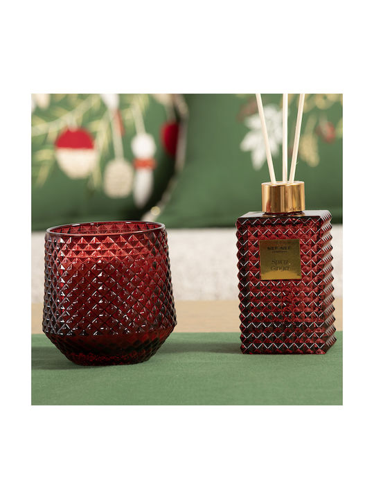 Nef-Nef Homeware Spicy Ginger Christmas Red Candle