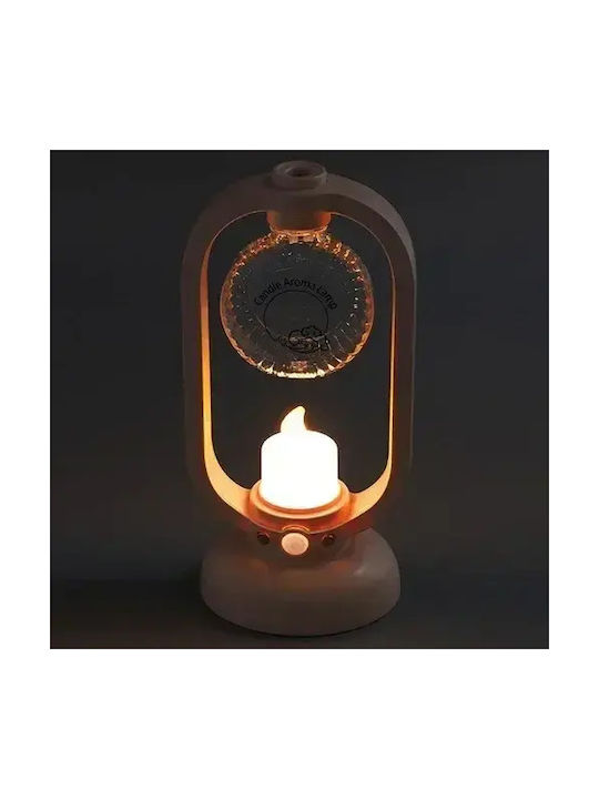 Candle Light Led Συσκευή Αρωματοθεραπείας Ροζ 50ml GET-ZL-5-PINK-OEM