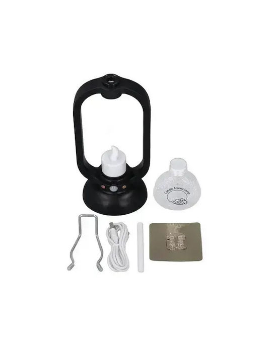 Candle Light Led Aromatherapy Device Black GET-ZL-5-BLACK-OEM