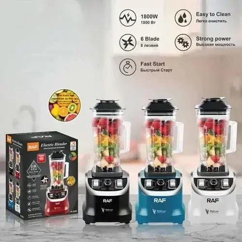 Raf Blender With Plastic Jug 2 Lt 1800W White R-2828