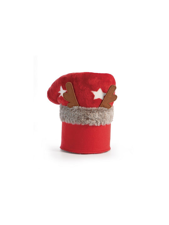 Nef-Nef Homeware Starlight Κουβέρτα Fleece Καναπέ 110x140εκ. Red/ecru