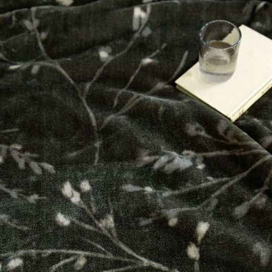 Nima Divina Velvet Blanket Single 160x220cm Gray
