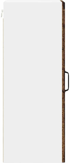 Schrank Wand Schwarz 30x31x80cm