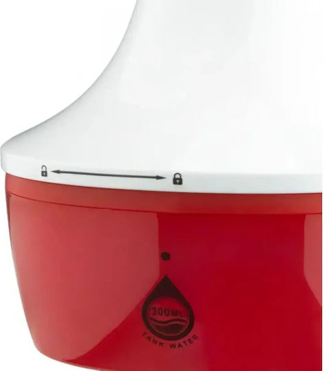 Raf R.1239 Aparat de călcat cu abur pentru haine de Mână 1500W cu rezervor 300ml Roșu