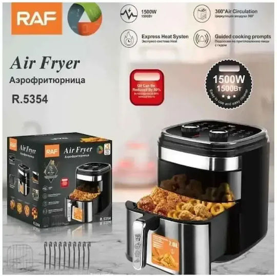 Raf R5354 Heißluftfritteuse 7Es Schwarz