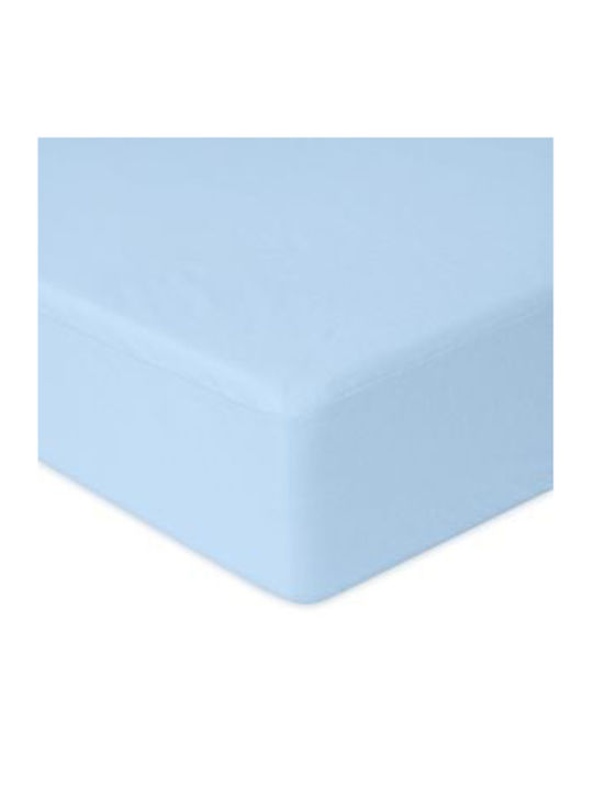 Matex Бебешки Чаршаф За Количка Памук с Ластик Бежов 80x160бр