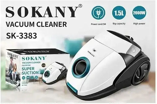 Sokany SK-3383 Aspirator 2000W cu bol 1.5lt Albă