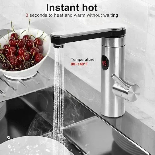 An der Wand montiert Sofortiger Wassererhitzer Badezimmer / Küche 3.3kW
