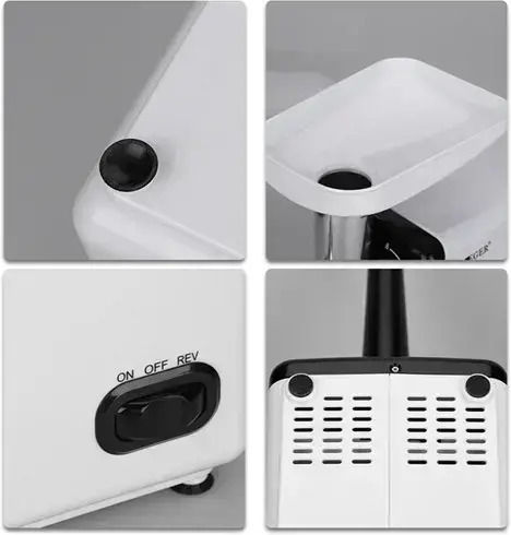 Newest Μηχανή Άλεσης Κιμά 2500W Λευκή