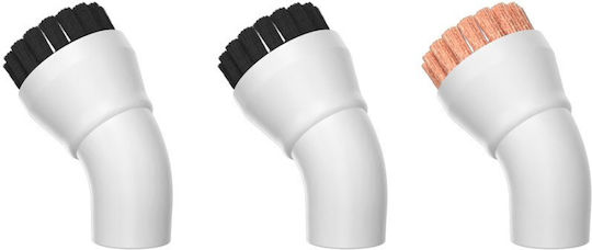 Set of 3 Wire Nylon Brushes Aeno Asmsb2 Compatible Model Sm2 White