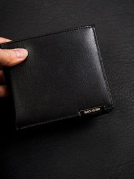 Δερμάτινο Ανδρικό Πορτοφόλι με RFID Μαύρο