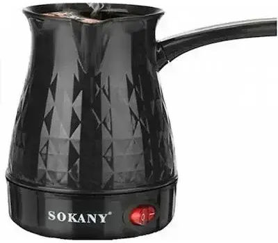 Sokany SK-205 Electric Greek Coffee Pot 600W with Capacity 500ml Black
