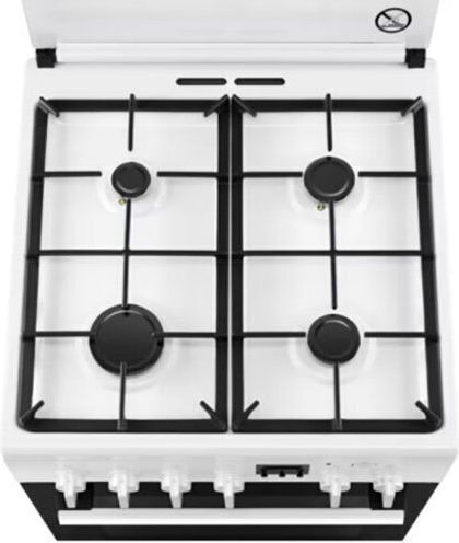 Electrolux Κουζίνα 58lt με Εστίες Υγραερίου Π60εκ. Λευκή