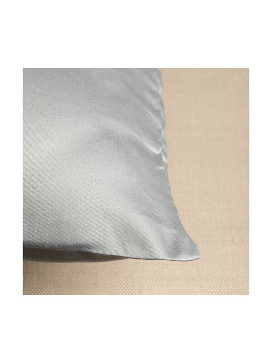 Domoletti Domoletti Dekorativer Kissenbezug aus 100% Baumwolle Grau 70x70cm