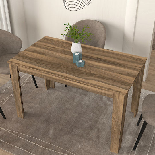 Darlen Τραπεζαρίας Καρυδί 125x72x74εκ.