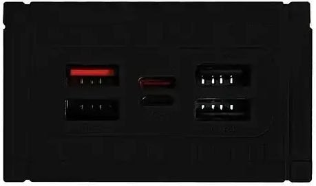 Andowl Q-CD4000 Power Bank 40000mAh με 4 Θύρες USB-A Μαύρο