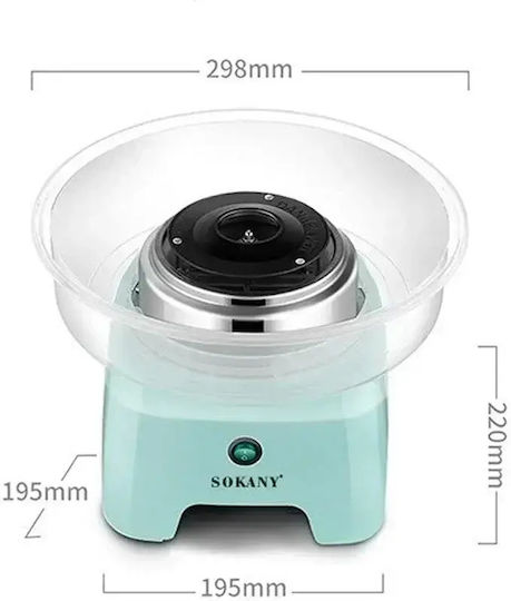 Sokany Candy Floss Maker 29.8cm Blue
