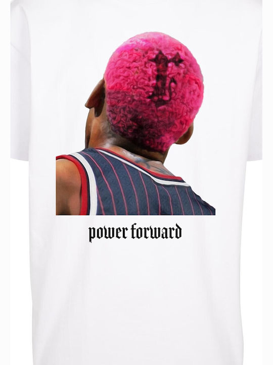 Power Forward MT1844 T-shirt Λευκό