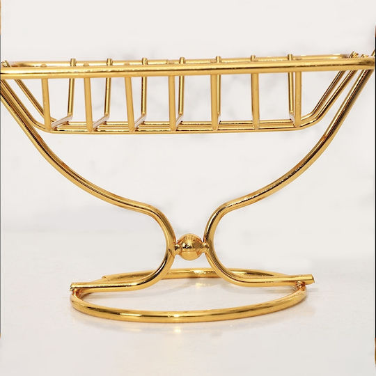 Tabletop Soap Dish Metallic Gold