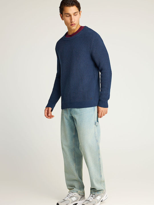 Long Sleeve Sweater Navy Blue FBM012-016-09 Midnight Blue