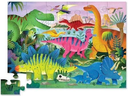 Board Kids Puzzle Game Dino Land