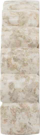 Stone Bookend in Beige Color 2pcs 15x5x30cm