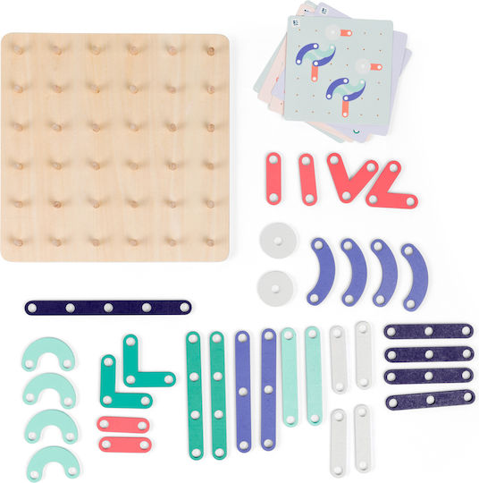 Πολύχρωμο Ξύλινο Παιχνίδι Στρατηγικής New Bs Toys Ga529 Bs Toys Ga529