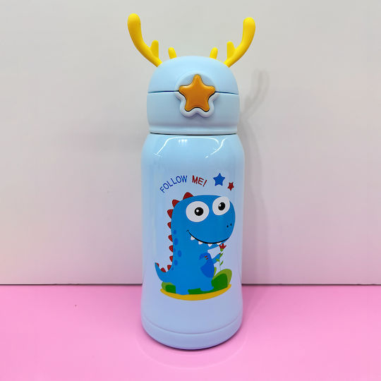 Pandaboo Kids Water Bottle Thermos with Straw 500ml