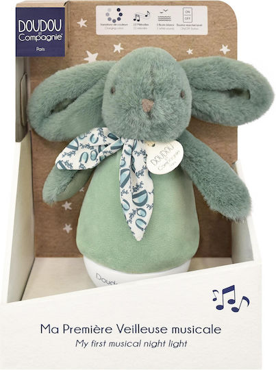 Jolijou My First Musical Night Light Musical Tumbler Rabbit Green