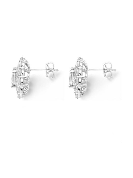 Gloria Hope Earrings made of Silver with Stones