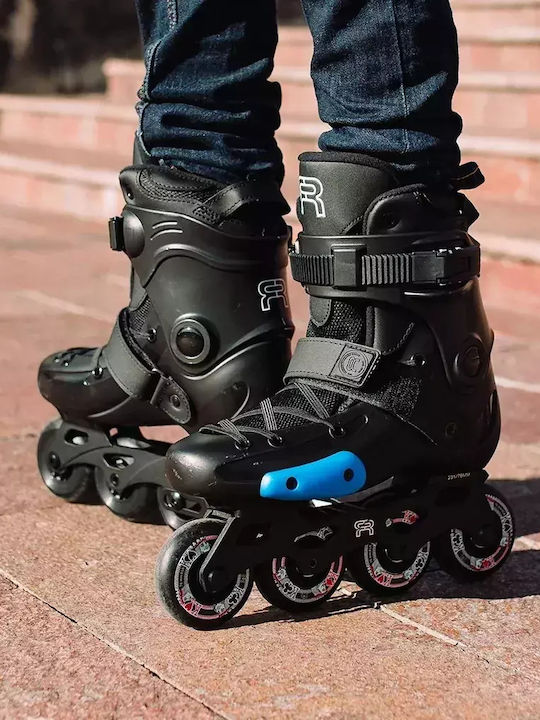 FR Fr Inline Αυξομειούμενα Rollers Μαύρα Παιδικά FR Fr Inline Αυξομειούμενα Rollers Μαύρα Παιδικά