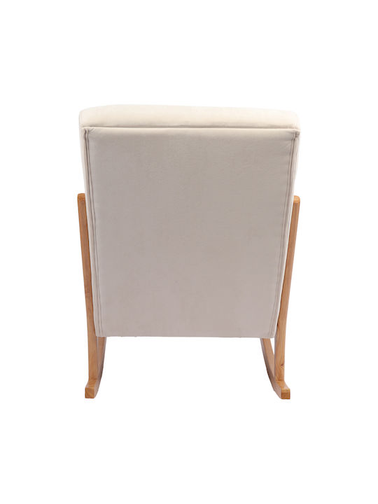 Edeldy Schaukelstuhl Cream 102x66x99cm