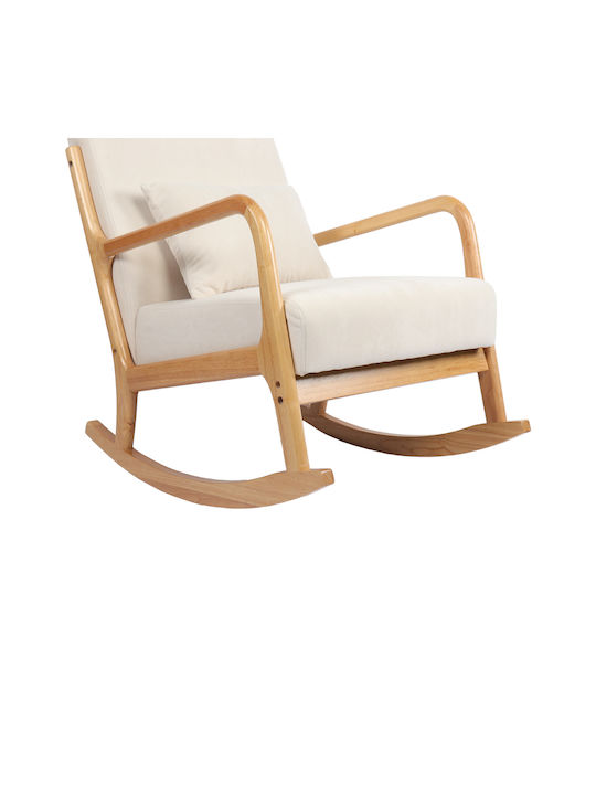 Edeldy Schaukelstuhl Cream 102x66x99cm