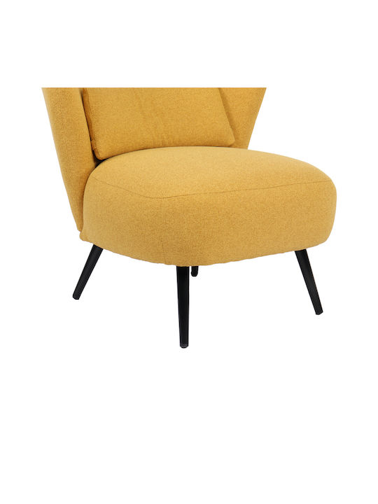 Nagreta Ohrensessel Yellow 77x73x74cm