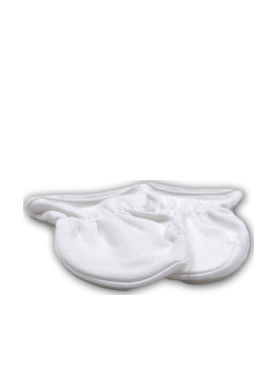 Mănuși pentru copii MIttens pentru Nou-născut Albe