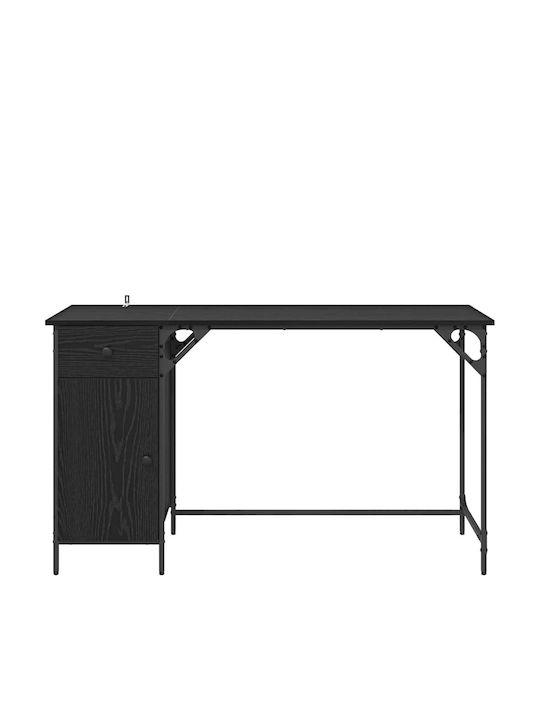 Computer Büro Holz Black Beech 131x48x75cm